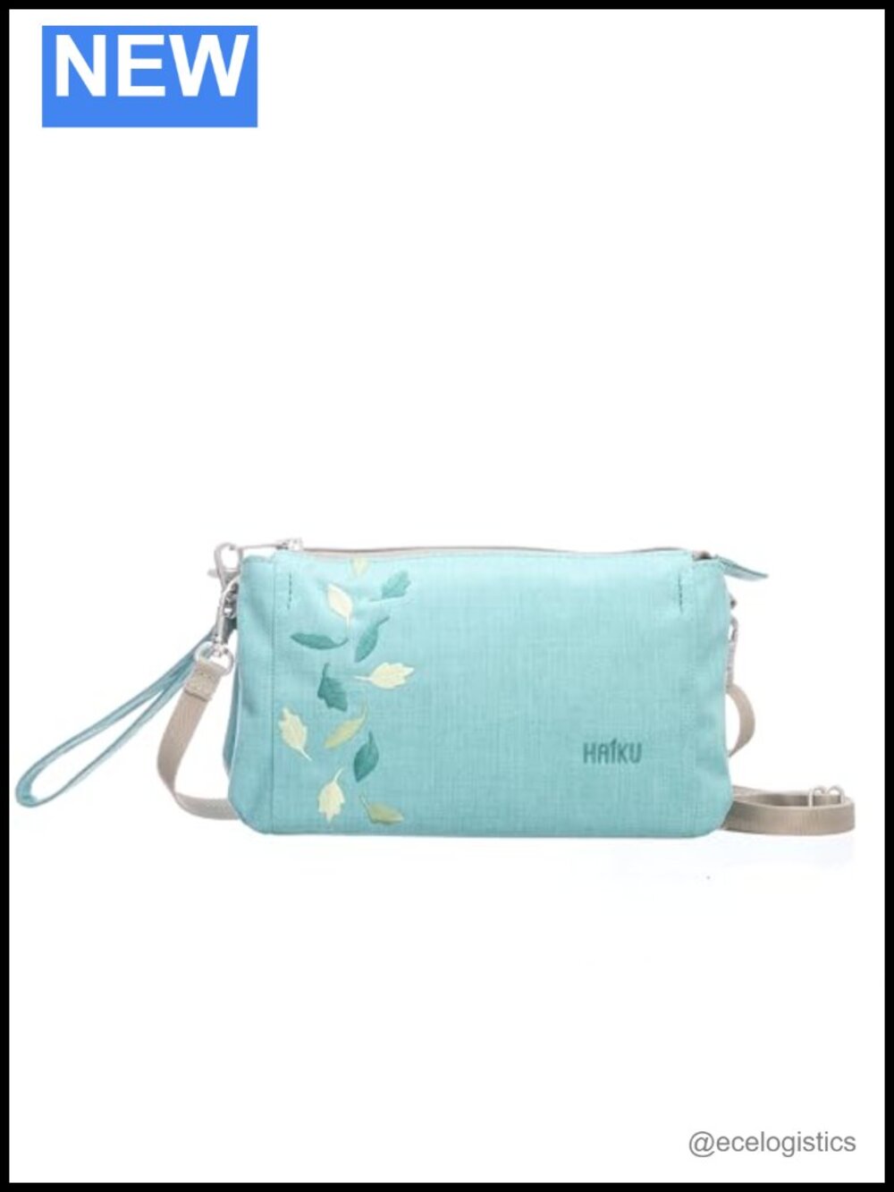 Convertible Crossbody Wristlet RFID-Blocking Wallet Cell Phone Bag Detachable